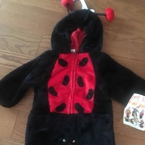 NEW!! Ladybug soft plush 1 piece costume